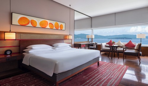 Habitación Premium, 1 cama de matrimonio grande, vistas al mar
