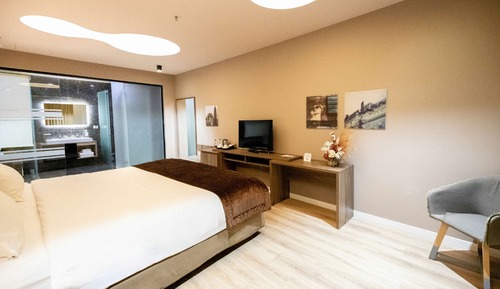Suite Deluxe, 1 cama de matrimonio grande, no fumadores, bañera de hidromasaje