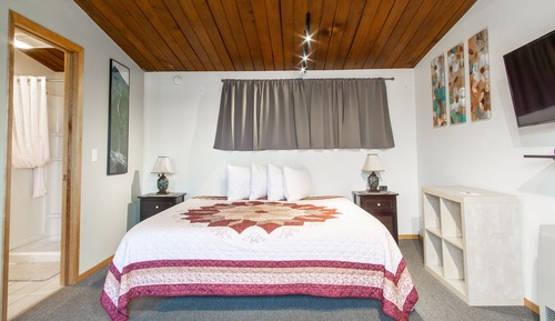 Cabaña Premium, 1 cama de matrimonio grande