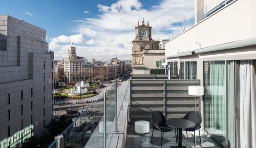 Habitación superior, terraza