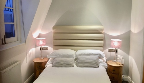 Habitación romántica doble, terraza (Sea View)