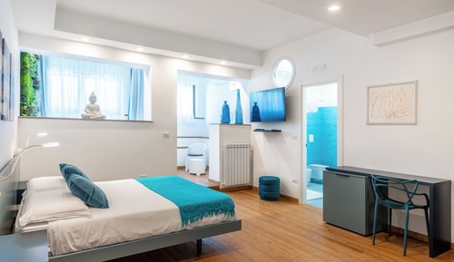 Suite, 1 cama doble con sofá cama, bañera de hidromasaje