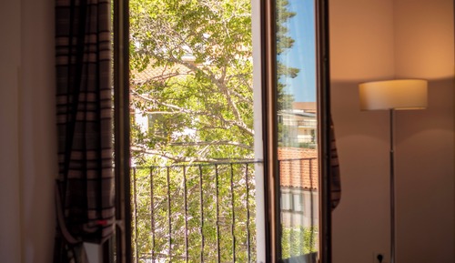 Habitación Deluxe doble, bañera de hidromasaje, vistas al jardín