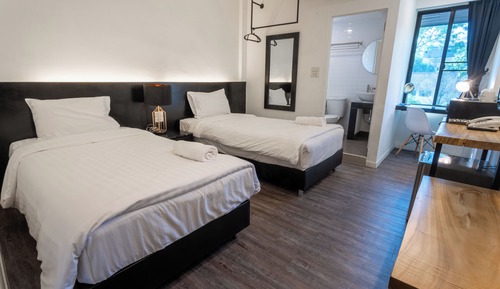 Habitación superior con 2 camas individuales, 2 camas individuales
