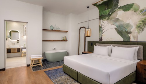 Suite ejecutiva, balcón, vistas al jardín