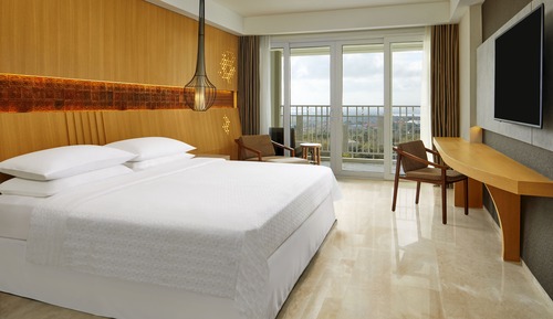 Habitación Deluxe, 1 cama de matrimonio grande, no fumadores, vistas a la bahía (Balcony)