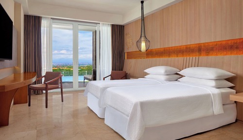 Habitación Deluxe, 2 camas individuales, no fumadores, vistas a la bahía (Pool Access)