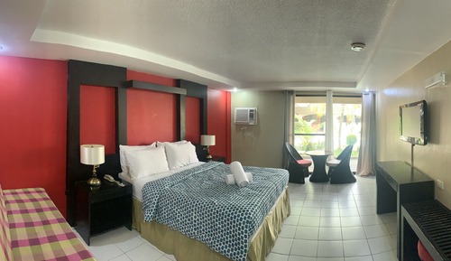 Habitación Deluxe, 1 cama de matrimonio, vistas a la piscina