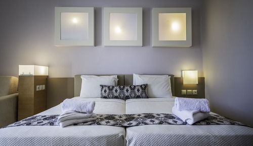 Habitación triple, vistas al mar