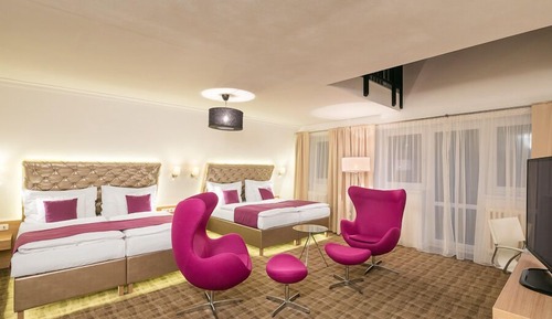 Dúplex Deluxe, balcón