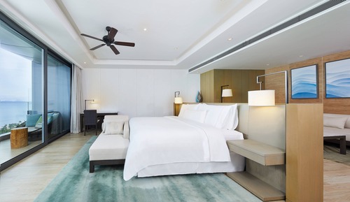 Suite estudio, 1 cama de matrimonio grande, balcón, vistas al mar