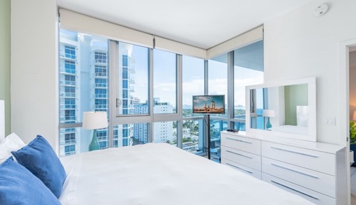 Deluxe One Bedroom Apartment Partial Ocean View