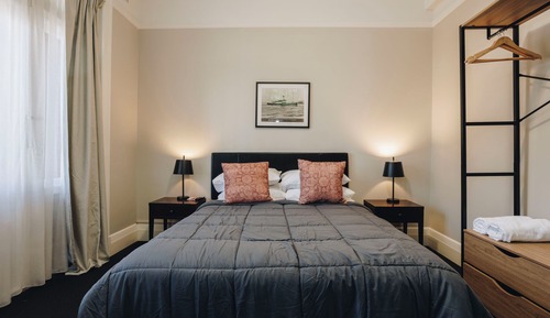 Habitación tradicional doble, 1 cama de matrimonio, baño compartido