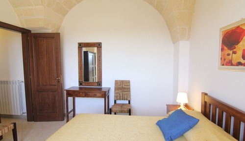 Apartamento superior, 1 cama de matrimonio, terraza, vistas al jardín (Clivia)