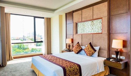 Suite ejecutiva, 1 cama de matrimonio, vistas a la playa