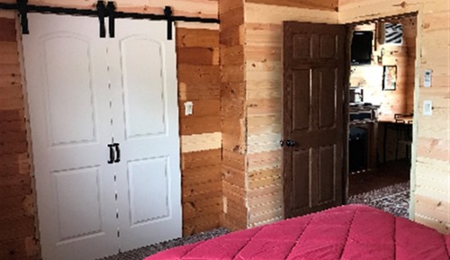 Casa de campo, baño privado (Scout Cabin)