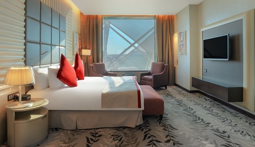 Habitación estándar, 1 cama de matrimonio grande, vistas a la ciudad
