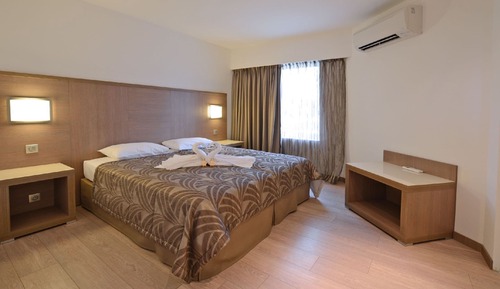 Habitación triple, terraza