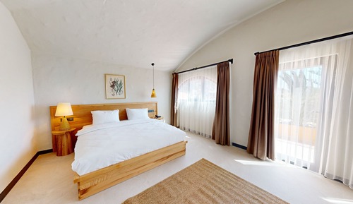 Habitación Deluxe doble, 1 cama de matrimonio, no fumadores, vistas a la piscina