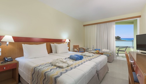 Habitación estándar doble, balcón, vistas al jardín