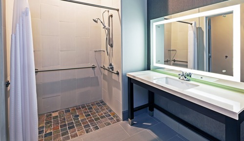 Habitación estándar, 2 camas de matrimonio (Communication, Roll-In Shower)