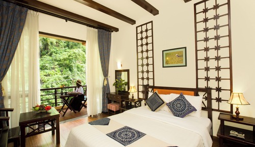 Habitación Deluxe, 1 cama de matrimonio, vistas a la piscina