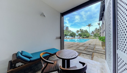 Habitación Deluxe, 2 camas individuales, vistas a la piscina