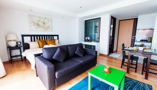 Corner Studio with Sofa Bed