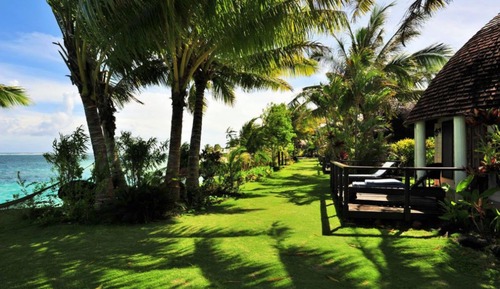 Bungalow, frente a la playa