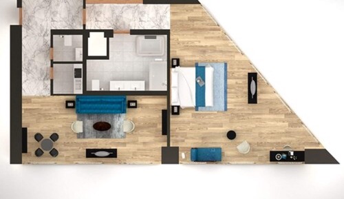 Suite, 1 habitación, cocina básica, vistas parciales al mar (Tower)