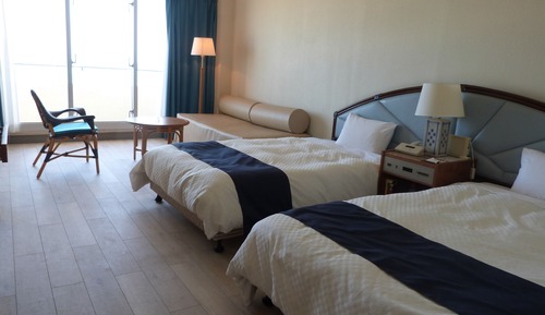 Habitación Deluxe con 2 camas individuales, no fumadores, vistas al mar