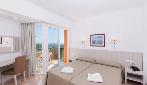 Habitación doble, balcón, vistas al mar