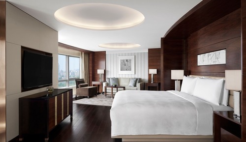 Suite presidencial, 1 cama de matrimonio grande, vistas a la ciudad