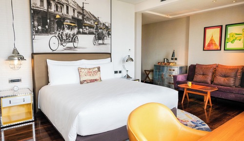 Habitación estándar, 1 cama de matrimonio grande, balcón, vistas al jardín
