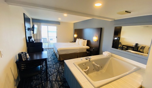 Habitación Premium, bañera de hidromasaje, vistas al lago