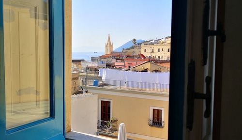 Habitación panorámica, 1 cama doble, terraza, vistas al mar