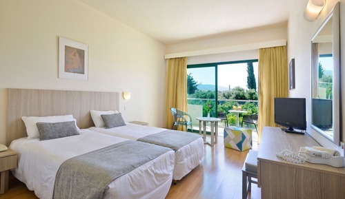 Habitación individual, vistas al mar