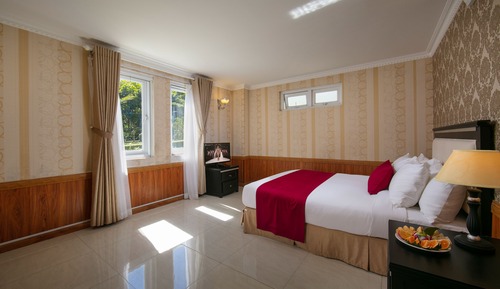 Habitación superior, vistas al jardín