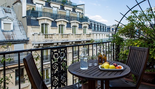 Habitación superior, terraza
