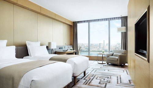Habitación Deluxe con 2 camas individuales, vistas al río
