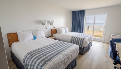Habitación estándar, 2 camas dobles, vistas al río
