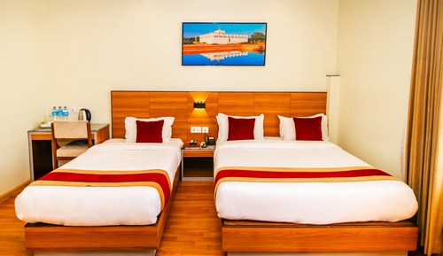 Habitación familiar, varias camas