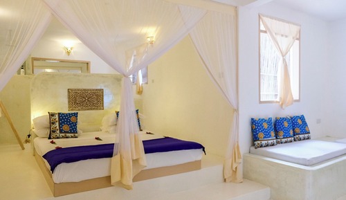 Bungalow Deluxe, 2 habitaciones, vistas a la playa