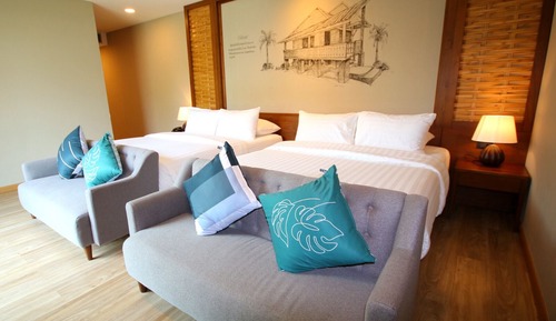 Habitación familiar con 1 cama doble o 2 individuales