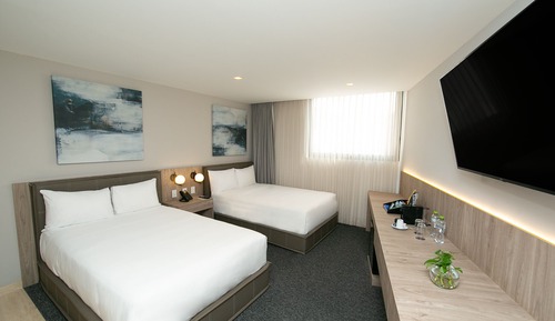 Habitación Deluxe doble, 2 camas dobles