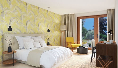 Habitación Confort Doble, Vista al Jardín (Movilidad Reducida)