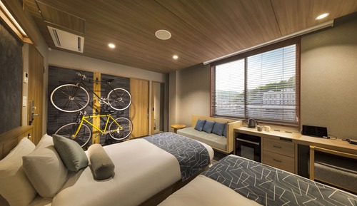 Habitación básica con 2 camas individuales, 2 camas individuales, no fumadores (Cycle)