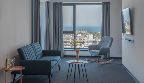Apartamento ejecutivo, 1 cama doble con sofá cama