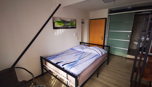 Habitación individual Deluxe, 1 cama individual grande, balcón, vistas al lago (Nr. 1224)