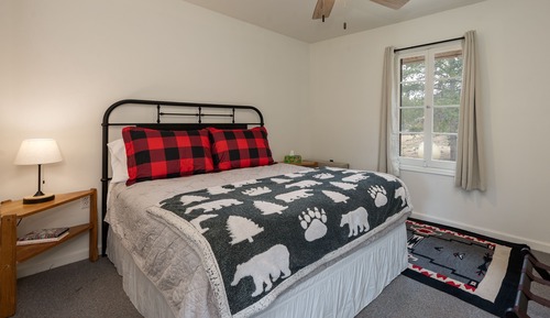 Cabaña, 1 cama de matrimonio con sofá cama, no fumadores, vistas a la montaña